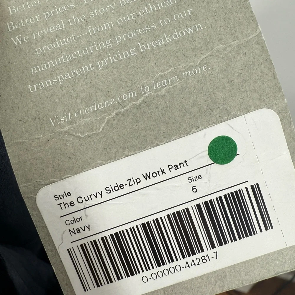 NWT Everlane Curvy Side Zip Work Pant - Picture 13 of 13